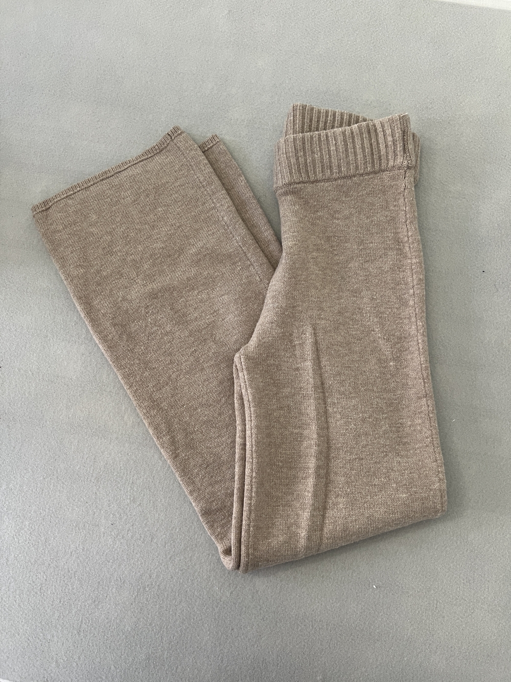 Hollister Wide Leg Pants in Taupe Brown
